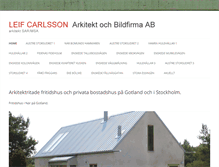 Tablet Screenshot of leifcarlsson.com